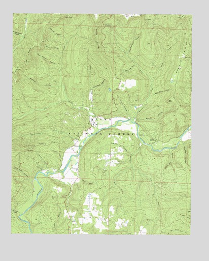 Cass, AR USGS Topographic Map
