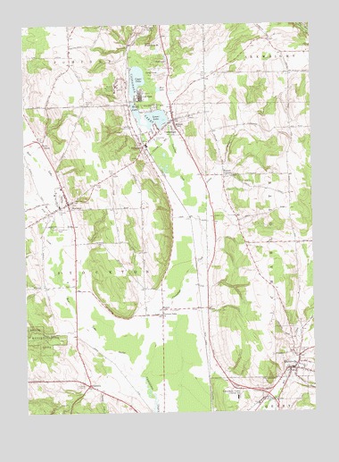 Cassadaga, NY USGS Topographic Map