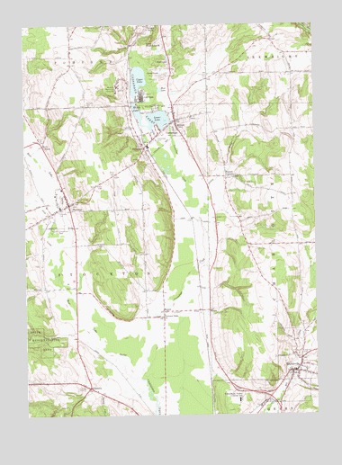 Cassadaga, NY USGS Topographic Map