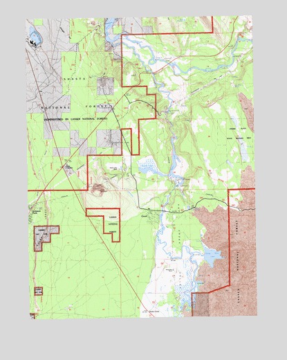Cassel, CA USGS Topographic Map