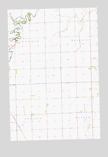 Casselton SE, ND USGS Topographic Map