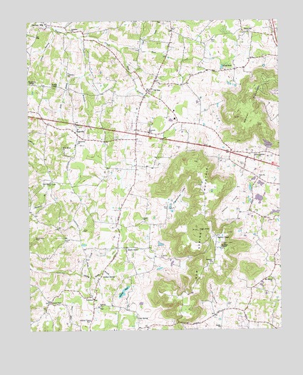 Cassville, TN USGS Topographic Map