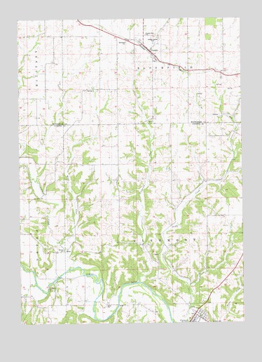 Castalia, IA USGS Topographic Map
