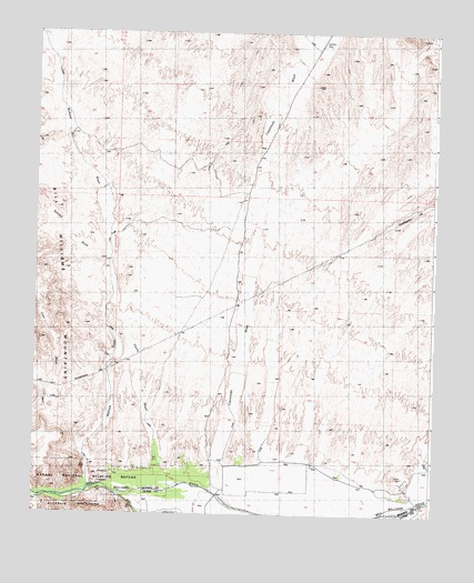 Castaneda Hills SW, AZ USGS Topographic Map