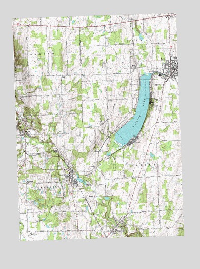Castile, NY USGS Topographic Map