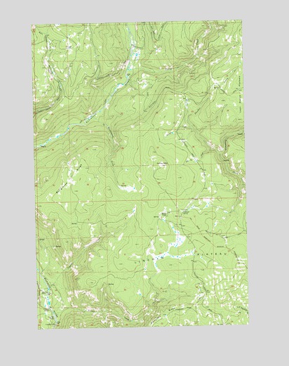 Castile Falls, WA USGS Topographic Map