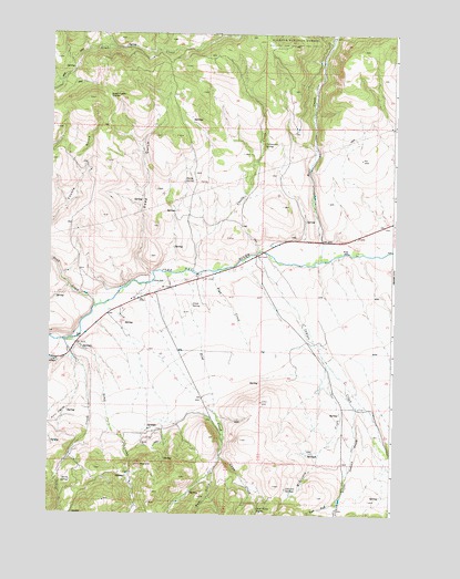 Castle Creek, OR USGS Topographic Map