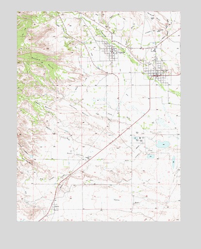 Castle Dale, UT USGS Topographic Map