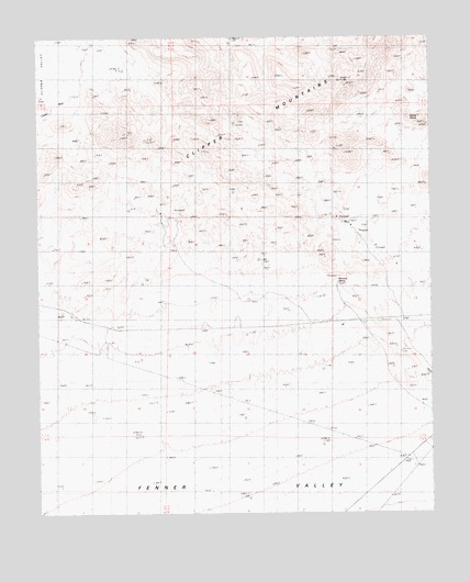 Castle Dome, CA USGS Topographic Map