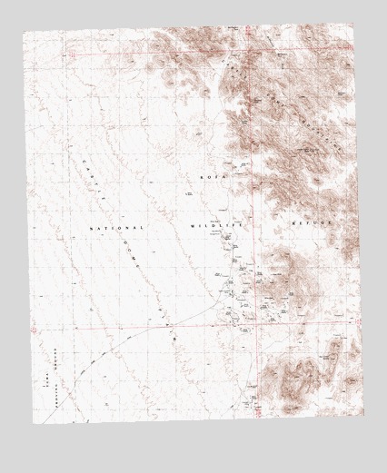Castle Dome Peak, AZ USGS Topographic Map