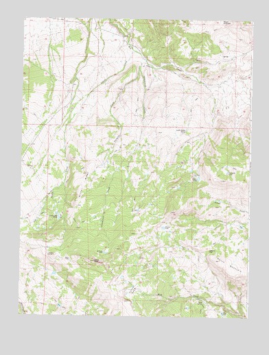 Castle Peak, CO USGS Topographic Map