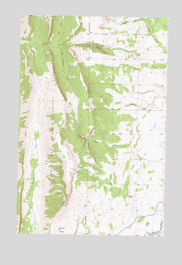 Castle Reef, MT USGS Topographic Map