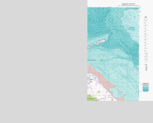 Dungeness OE E, WA USGS Topographic Map