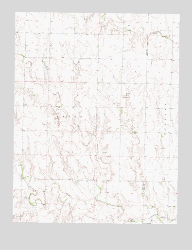 Castle Rock NW, KS USGS Topographic Map