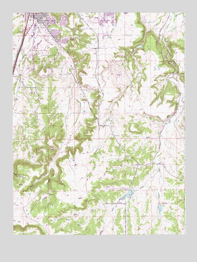 Castle Rock South, CO USGS Topographic Map