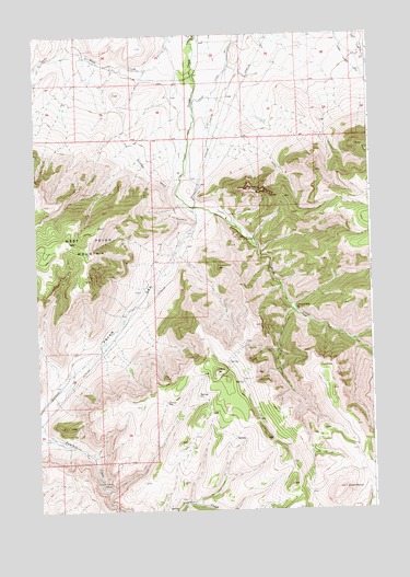 Castle Rocks, MT USGS Topographic Map