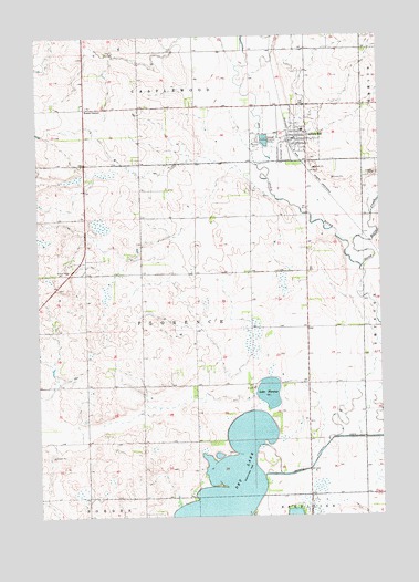 Castlewood, SD USGS Topographic Map