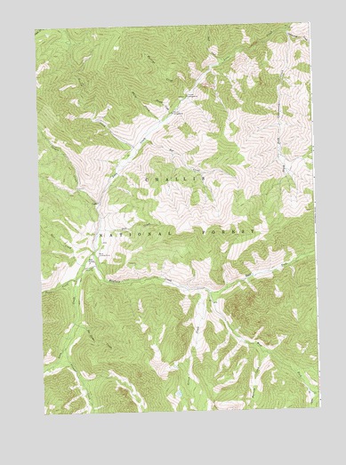 Casto, ID USGS Topographic Map