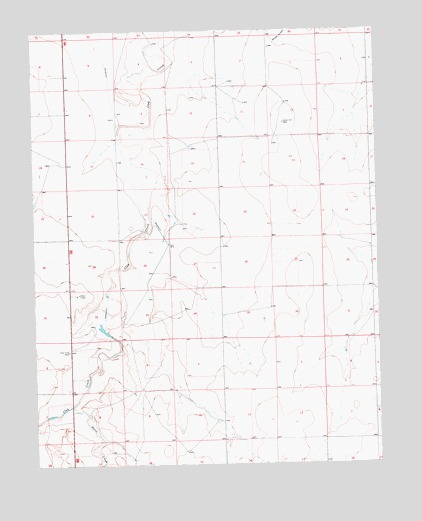 Cat Creek NE, CO USGS Topographic Map
