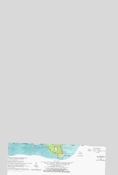 Au Gres OE S, MI USGS Topographic Map