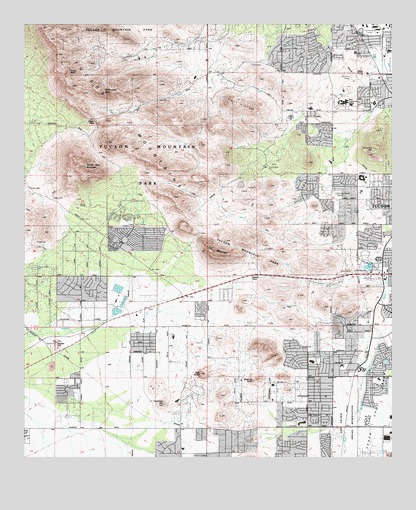 Cat Mountain, AZ USGS Topographic Map