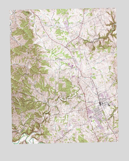 Alton Station, KY USGS Topographic Map