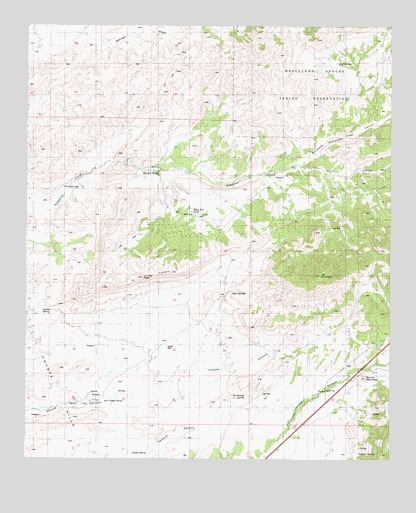 Cat Mountain, NM USGS Topographic Map
