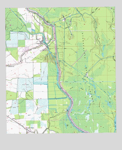 Catahoula, LA USGS Topographic Map