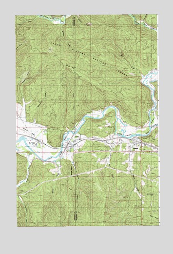 Cataldo, ID USGS Topographic Map