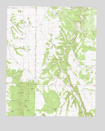 Cataract Tank, AZ USGS Topographic Map