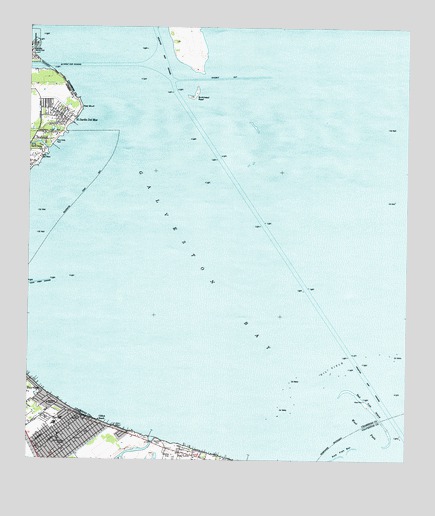 Bacliff, TX USGS Topographic Map