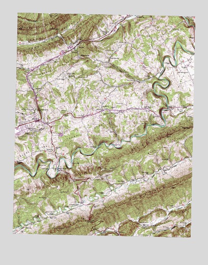 Ben Hur, VA USGS Topographic Map
