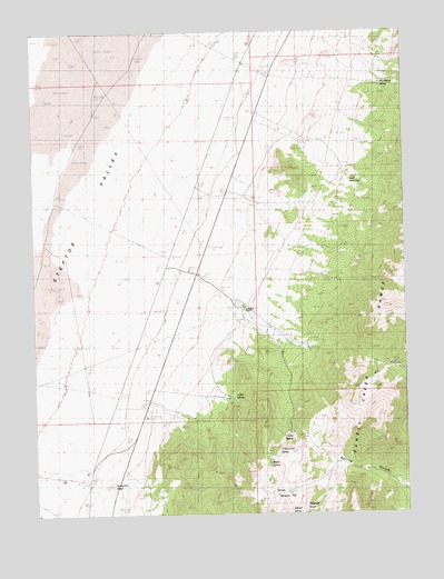 Cherry Spring, NV USGS Topographic Map