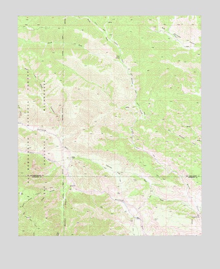 Catclaw Flat, CA USGS Topographic Map