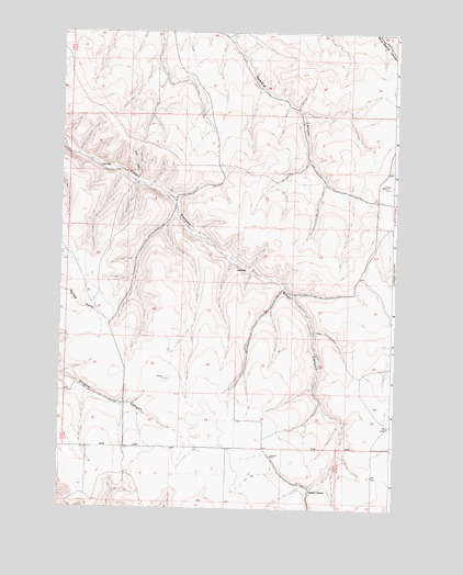 Echo SE, OR USGS Topographic Map