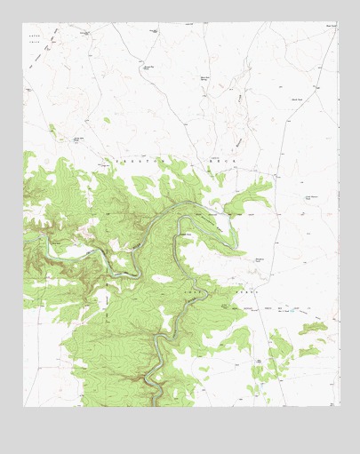 Catfish Falls, NM USGS Topographic Map