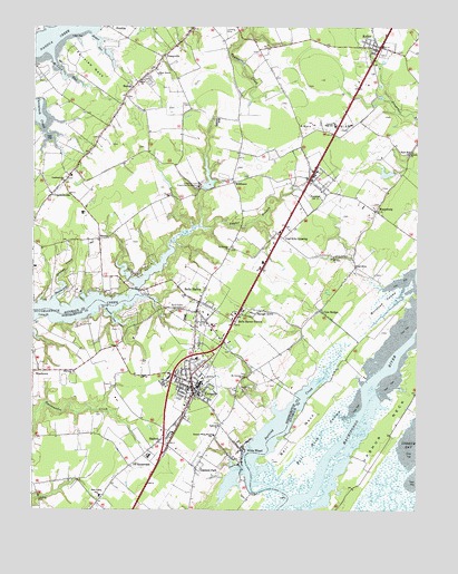 Exmore, VA USGS Topographic Map