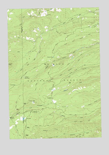Fivemile Butte, OR USGS Topographic Map