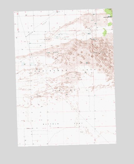 Fossil Lake, OR USGS Topographic Map