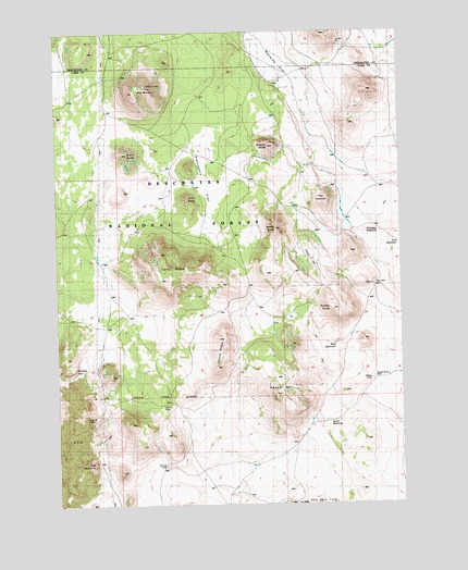 Fox Butte, OR USGS Topographic Map