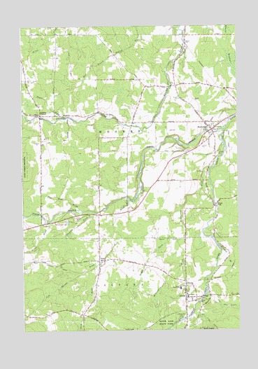 Altona, NY USGS Topographic Map