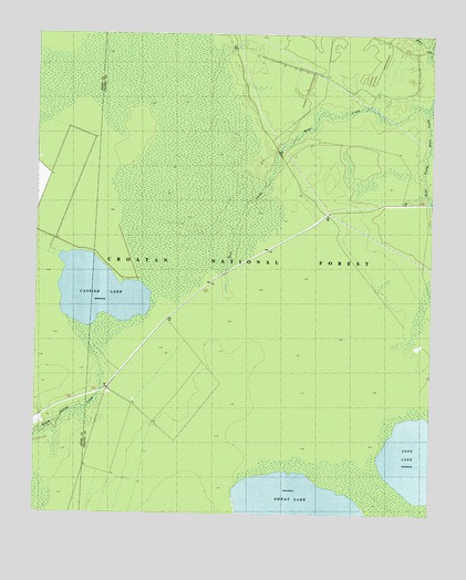 Catfish Lake, NC USGS Topographic Map