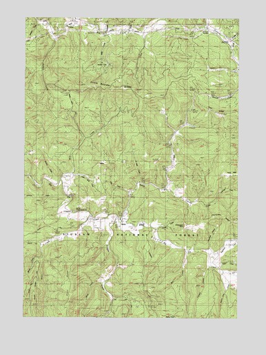 Harlan, OR USGS Topographic Map