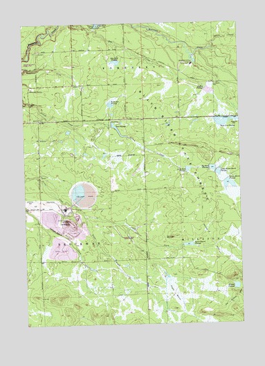Hatfield SW, WI USGS Topographic Map