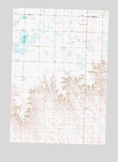 High Elk Hill, SD USGS Topographic Map