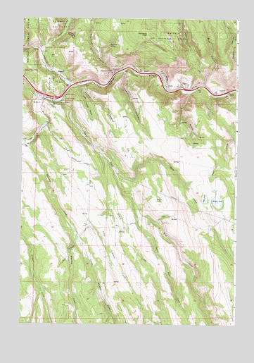 Hilgard, OR USGS Topographic Map