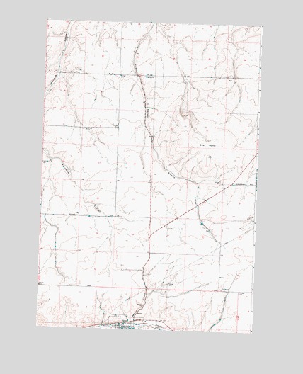 Ione North, OR USGS Topographic Map