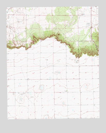 Jordan, NM USGS Topographic Map