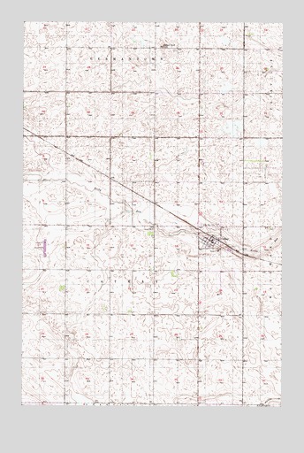 Cathay, ND USGS Topographic Map