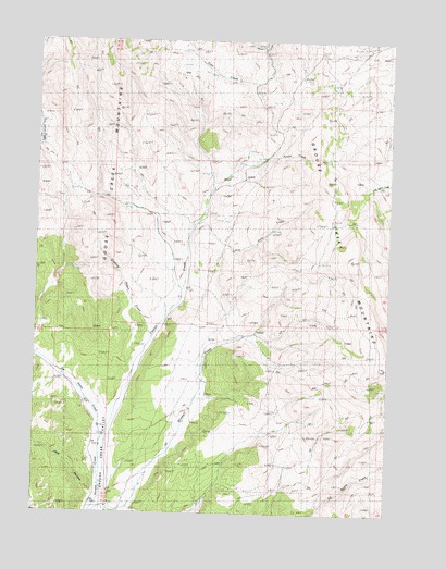 Kimbell Creek, UT USGS Topographic Map